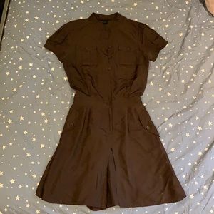 Brown silk Marc Jacobs Romper